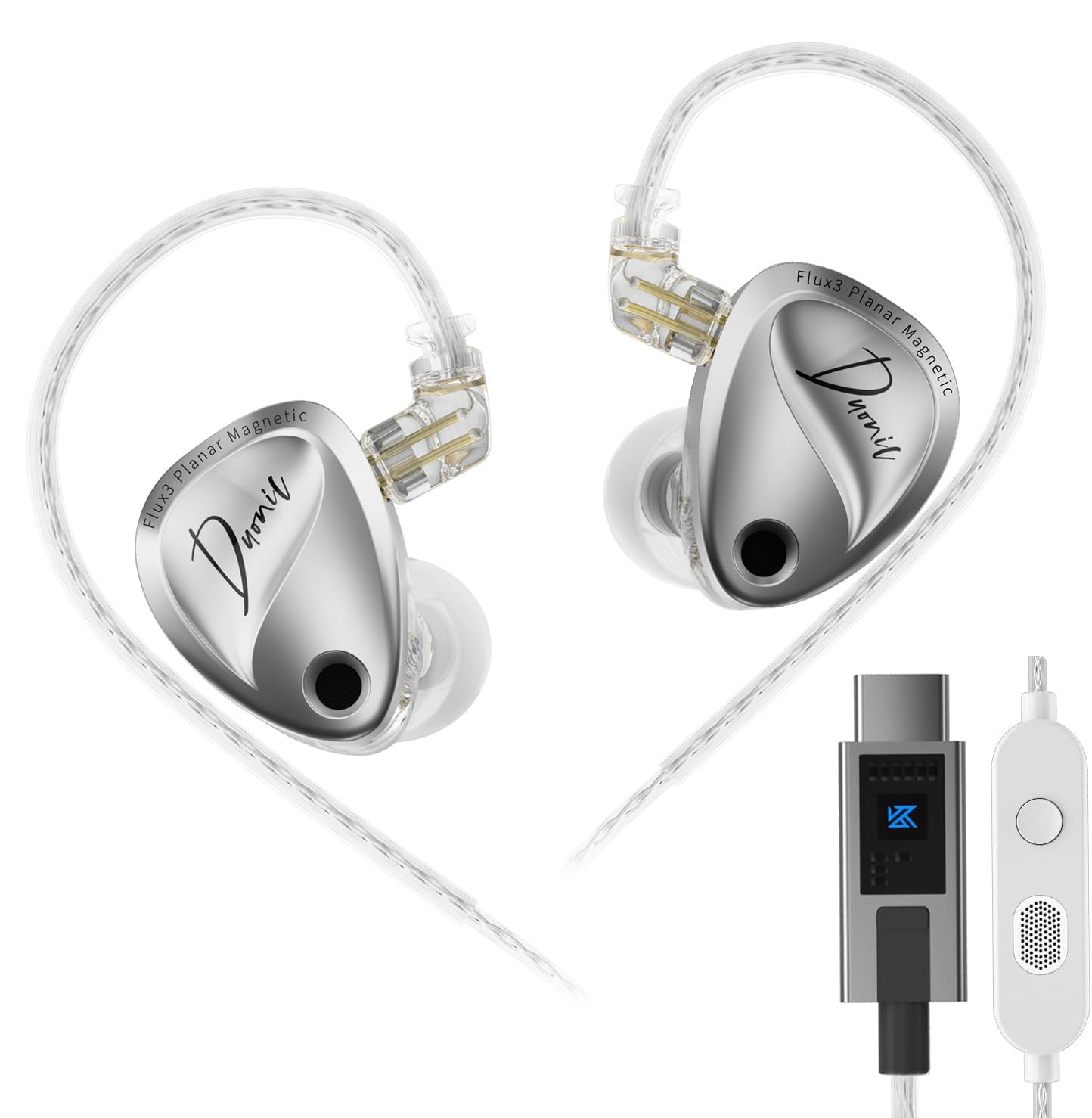 Amazon.co.jp: KZ Duonic イヤホン 有線 タイプc、トリプルマグネット